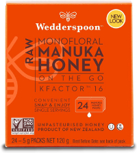 Wedderspoon Monofloral Manuka Honey On The Go